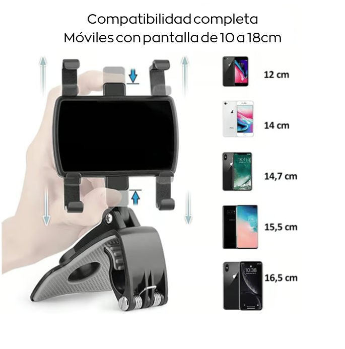 Soporte Multifuncional para tu móvil en el Tablero del Automóvil