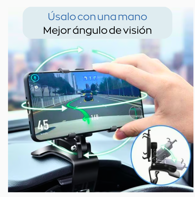 Soporte Multifuncional para tu móvil en el Tablero del Automóvil